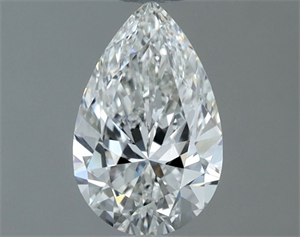 Picture of Natural Diamond 0.70 Carats, Pear with  Cut, G Color, VVS2 Clarity and Certified by GIA