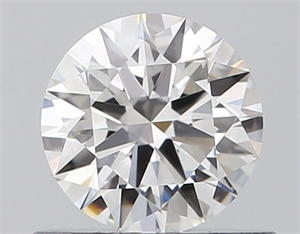 Foto Diamante Natural 0.53 quilates, Redondo , Color F, claridad VS1 y certificado GIA de