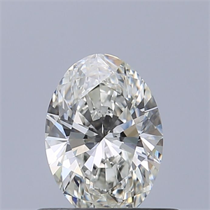Picture of Natural Diamond 0.44 Carats, Oval with  Cut, G Color, VVS1 Clarity and Certified by IGI