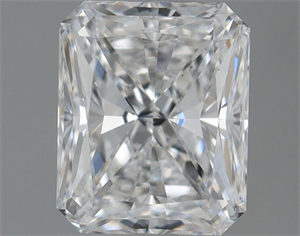 Picture of Natural Diamond 0.70 Carats, Radiant with  Cut, D Color, VS2 Clarity and Certified by GIA