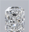 Diamante Natural 0.34 quilates, Radiante , Color F, claridad VVS1 y certificado GIA