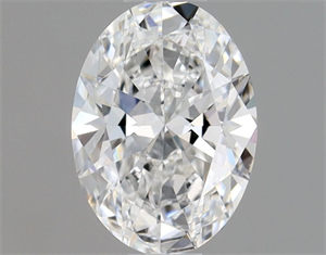 Foto Diamante Natural 0.52 quilates, Ovalado , Color E, claridad VS1 y certificado GIA de