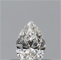 Natural Diamond 0.23 Carats, Pear with  Cut, F Color, VVS2 Clarity and Certified by GIA