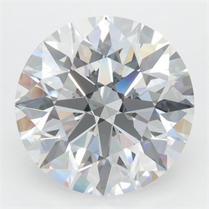 Picture of Lab Grown Diamond 4.46 Carats, Round with Excellent Cut, D Color, VVS1 Clarity and Certified by GIA