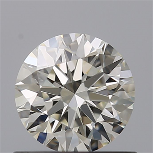 Picture of Natural Diamond 0.71 Carats, Round with Excellent Cut, I Color, VVS2 Clarity and Certified by IGI
