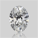 Natural Diamond 0.42 Carats, Oval with  Cut, F Color, IF Clarity and Certified by GIA