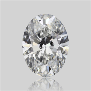 Picture of Natural Diamond 0.42 Carats, Oval with  Cut, F Color, IF Clarity and Certified by GIA