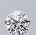 Natural Diamond 0.40 Carats, Round with Excellent Cut, F Color, VS2 Clarity and Certified by GIA