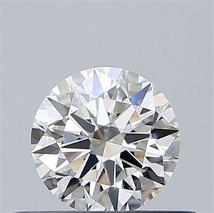 Picture of Natural Diamond 0.40 Carats, Round with Excellent Cut, F Color, VS2 Clarity and Certified by GIA