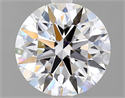 Natural Diamond 2.03 Carats, Round with Excellent Cut, D Color, VVS2 Clarity and Certified by GIA