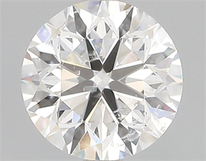 Picture of Natural Diamond 0.91 Carats, Round with Very Good Cut, H Color, I1 Clarity and Certified by GIA