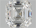 Diamante Natural 1.20 quilates, Asscher , Color F, claridad VS1 y certificado GIA