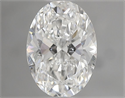 Diamante Natural 0.58 quilates, Ovalado , Color G, claridad SI1 y certificado GIA