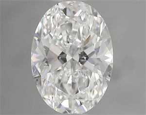 Foto Diamante Natural 0.58 quilates, Ovalado , Color G, claridad SI1 y certificado GIA de