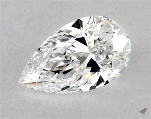 Foto Diamante Natural 0.50 quilates, De pera , Color E, claridad VVS1 y certificado GIA de