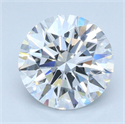 Lab Grown Diamond 1.46 Carats, Round with Ideal Cut, D Color, VS2 Clarity and Certified by IGI