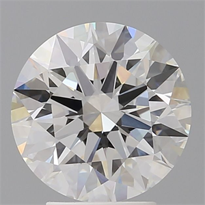 Picture of Lab Grown Diamond 3.59 Carats, Round with Ideal Cut, E Color, VVS2 Clarity and Certified by IGI