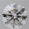 Lab Grown Diamond 5.60 Carats, Round with Ideal Cut, F Color, VVS2 Clarity and Certified by IGI