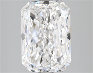 Picture of Natural Diamond 3.02 Carats, Radiant with  Cut, D Color, VS2 Clarity and Certified by GIA