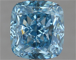 Picture of Lab Grown Diamond 1.81 Carats, CUSHION MODIFIED with  Cut, Fancy Vivid Blue Color, VS1 Clarity and Certified by IGI