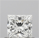 Natural Diamond 0.52 Carats, Princess with  Cut, F Color, VS2 Clarity and Certified by IGI