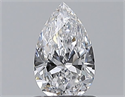 Natural Diamond 0.71 Carats, Pear with  Cut, D Color, VS1 Clarity and Certified by GIA