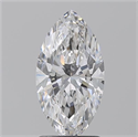 Natural Diamond 1.70 Carats, Marquise with  Cut, D Color, VS2 Clarity and Certified by GIA