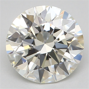 Picture of Natural Diamond 0.90 Carats, Round with Excellent Cut, K Color, SI1 Clarity and Certified by GIA