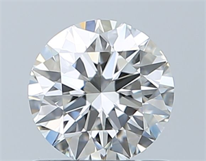 Picture of Natural Diamond 0.74 Carats, Round with Excellent Cut, H Color, VVS2 Clarity and Certified by GIA