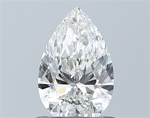Picture of Natural Diamond 0.70 Carats, Pear with  Cut, F Color, VS1 Clarity and Certified by GIA
