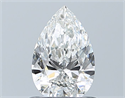Natural Diamond 0.70 Carats, Pear with  Cut, F Color, VS1 Clarity and Certified by GIA