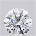 Del inventario de diamantes de laboratorio, 1.96 quilates, Redondo , Color E, claridad IF y certificado IGI
