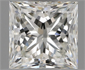 Natural Diamond 1.01 Carats, Princess with  Cut, I Color, VVS1 Clarity and Certified by GIA