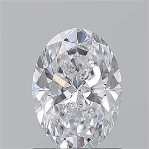 Picture of Natural Diamond 1.02 Carats, Oval with  Cut, D Color, VS2 Clarity and Certified by GIA