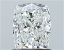 Natural Diamond 1.00 Carats, Cushion with  Cut, G Color, VS2 Clarity and Certified by GIA
