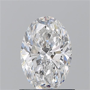 Foto Diamante Natural 1.01 quilates, Ovalado , Color F, claridad VS2 y certificado GIA de