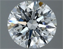 Diamante Natural 1.62 quilates, Redondo , Color F, claridad VVS2 y certificado GIA