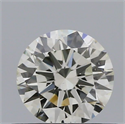 Natural Diamond 0.44 Carats, Round with Excellent Cut, J Color, VS2 Clarity and Certified by IGI