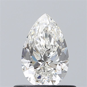 Picture of Natural Diamond 0.53 Carats, Pear with  Cut, G Color, SI1 Clarity and Certified by GIA