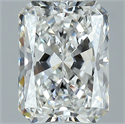 Natural Diamond 2.50 Carats, Radiant with  Cut, F Color, VVS1 Clarity and Certified by GIA