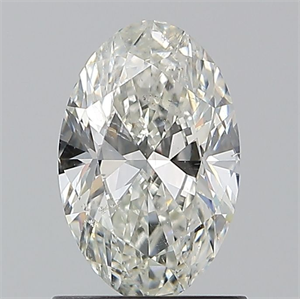 Picture of Natural Diamond 1.01 Carats, Oval with  Cut, I Color, SI2 Clarity and Certified by GIA