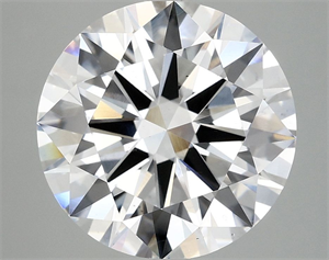 Picture of Lab Grown Diamond 4.85 Carats, Round with Excellent Cut, D Color, VS1 Clarity and Certified by IGI