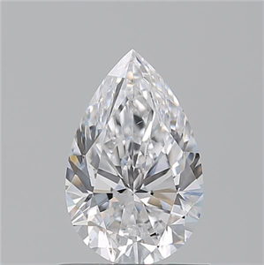 Picture of Natural Diamond 0.90 Carats, Pear with  Cut, D Color, VS2 Clarity and Certified by GIA