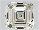 Natural Diamond 1.04 Carats, Asscher with  Cut, K Color, IF Clarity and Certified by IGI
