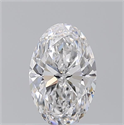 Natural Diamond 1.01 Carats, Oval with  Cut, D Color, VVS1 Clarity and Certified by GIA