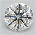 Lab Grown Diamond 2.07 Carats, Round with Ideal Cut, D Color, VVS2 Clarity and Certified by IGI