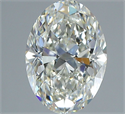 Natural Diamond 1.01 Carats, Oval with  Cut, J Color, VS1 Clarity and Certified by GIA