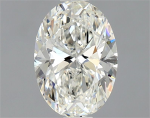 Picture of Natural Diamond 0.90 Carats, Oval with  Cut, H Color, SI2 Clarity and Certified by GIA