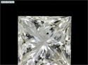 Natural Diamond 0.71 Carats, Princess with  Cut, M Color, SI2 Clarity and Certified by GIA