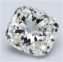 Natural Diamond 5.04 Carats, Cushion with  Cut, J Color, SI2 Clarity and Certified by GIA